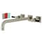 Kingston Brass KS6058DKL Wall Mount Tub Faucet, Brushed Nickel KS6058DKL - alternate 1